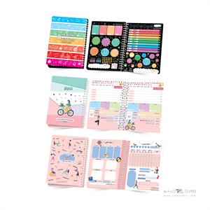 پلنر80برگA5سیمی20*14آبرنگ سری تندرستیHEALYH&FITNESS کدA024