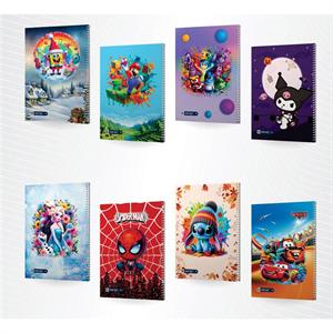 دفتر50برگ شطرنجی وزیری سیمی مجلد میکروکدC82