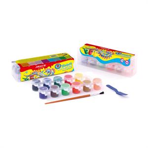 گواش 12رنگ طلقی آریا *60عدد*  4015      