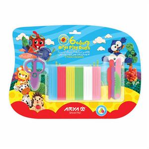 خمیروکیومی6رنگ با ابزار آریا کد 1024*36عدد*