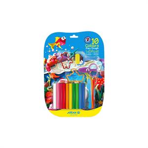 خمیروکیومی10 رنگ با ابزارآریا کد 1023*36عدد*