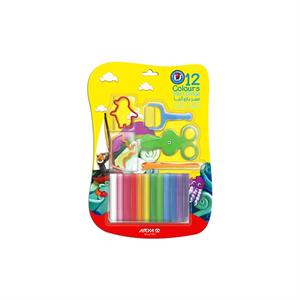 خمیروکیومی12رنگ با ابزارآریا کد 1022*36عدد*