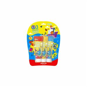 رنگ انگشتی3رنگ تیوپی آریا 7016*24عدد*