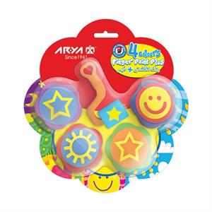 رنگ انگشتی4رنگ بامهرآریا 7030*24عدد*