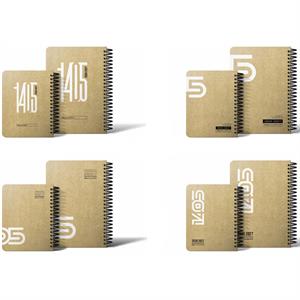 سررسید نیم وزیری جلد سخت سیمی پیل سری کرافت سال1405