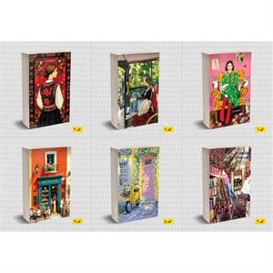 تقویم رقعی خیابان ایتالیاطرح جورسایز21*14حوض نقره سال1405