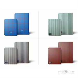 سررسید نیم وزیری روزشمارته دوخت جلد سخت پیل سری لاین سال 1405