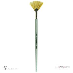 قلموی بادبزنی چتری طبیعی سفید شماره 14 خرم