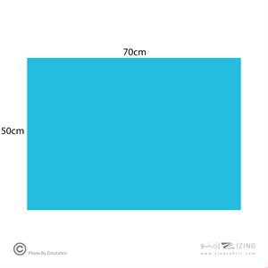 فوم برد3میل  آبی روشن 70*50