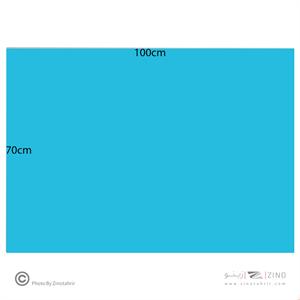 فوم برد5میل آبی روشن70*100