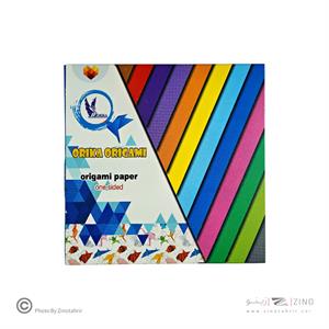 کاغذ اوریگامی 96برگ 15*15سانت ساده یکرو اوریکا