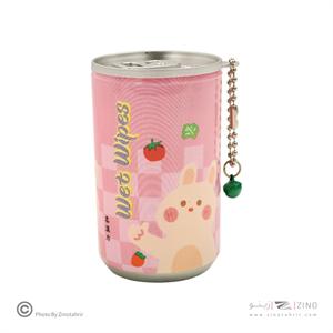 دستمال مرطوب قوطی نوشابه  طرح فانتزی