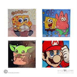 بوم نقاشی الماسی سایز20*20