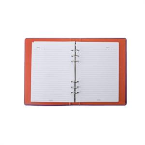 دفترکلاسوری 6حلقه 100برگ قفل فلزجلدسخت ایده