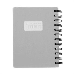 دفتریادداشت 160برگ کد9302ایمان 16*11/3سیم بغل  پ پ(6عددی)