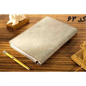 سررسید وزیری دورنگ چرم پنج شنبه جمعه باهم تندیس کد63 سال 1405