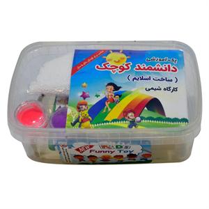 کیت ساخت اسلایم10 عددی دانشمند کد DK3