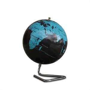 کره جغرافیایی سایز20 پایه هندسی آبی پرشین لاتین ایده