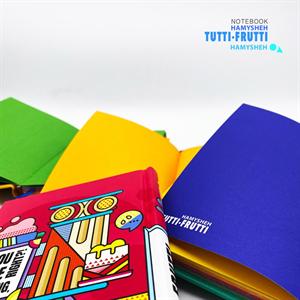 دفتریادداشت TUUTTI-FRUTTIهمیشه جلدسخت کاغذرنگی