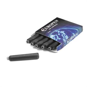 فشنگی خودنویس مشکی یوروپن بسته6عددی